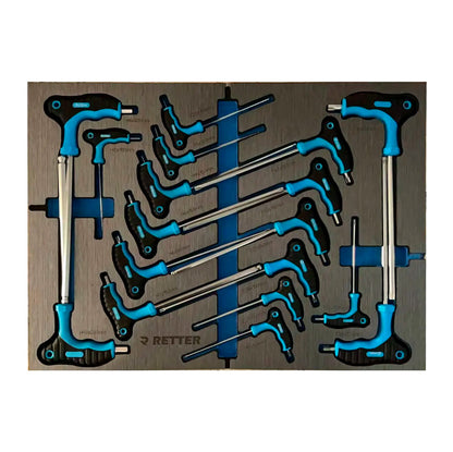 RETTER R8 Carbon Edition tool trolley, 301 pieces