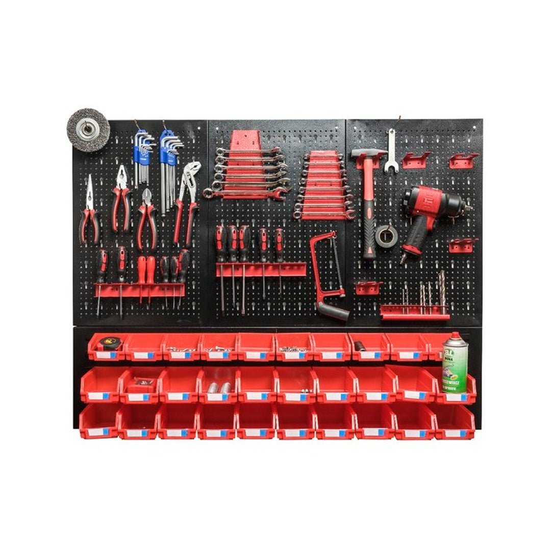 Lochwand mit 52 Elementen, 1190 × 895 × 25 mm