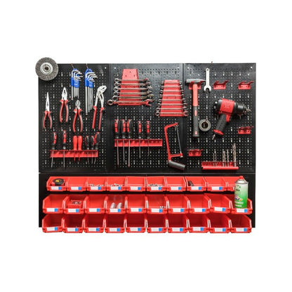 Lochwand mit 52 Elementen, 1190 × 895 × 25 mm