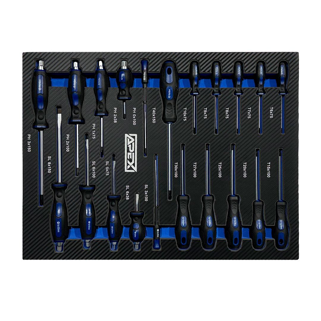 Wózek warsztatowy APEX 8/8, 300 elementów