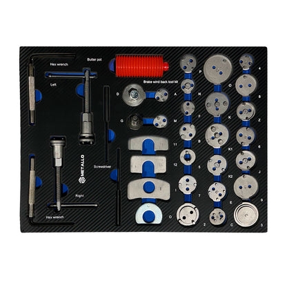Wózek warsztatowy Metallo 8/8, 291 element