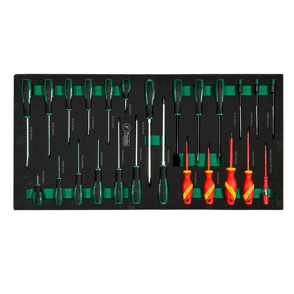 Wózek warsztatowy FTools 7/6, 303 elementy