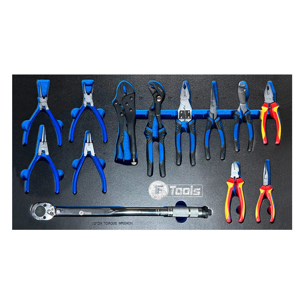 Wózek warsztatowy FTools 11/9, 390 elementów