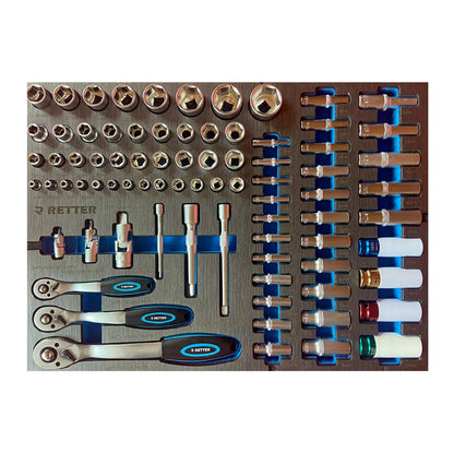 RETTER R8 Carbon Edition tool trolley, 301 pieces