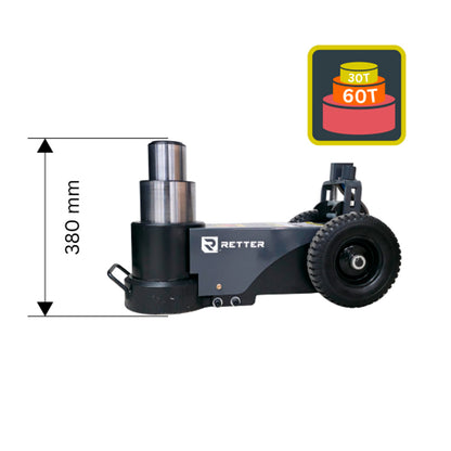 Pneumatyczno-hydrauliczny podnośnik RETTER 60T