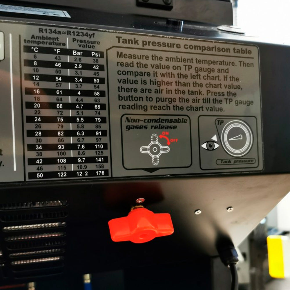 Automatic AC charging station SMART EQUIPMENT SM36 R134a, database, printer