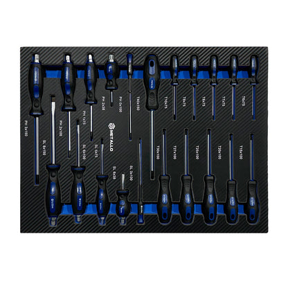 Wózek warsztatowy Metallo 8/8, 291 element