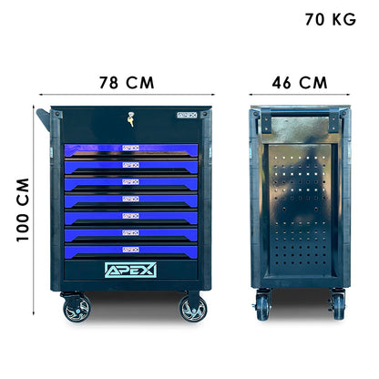 Apex 7/6 tool trolley, 245 pieces