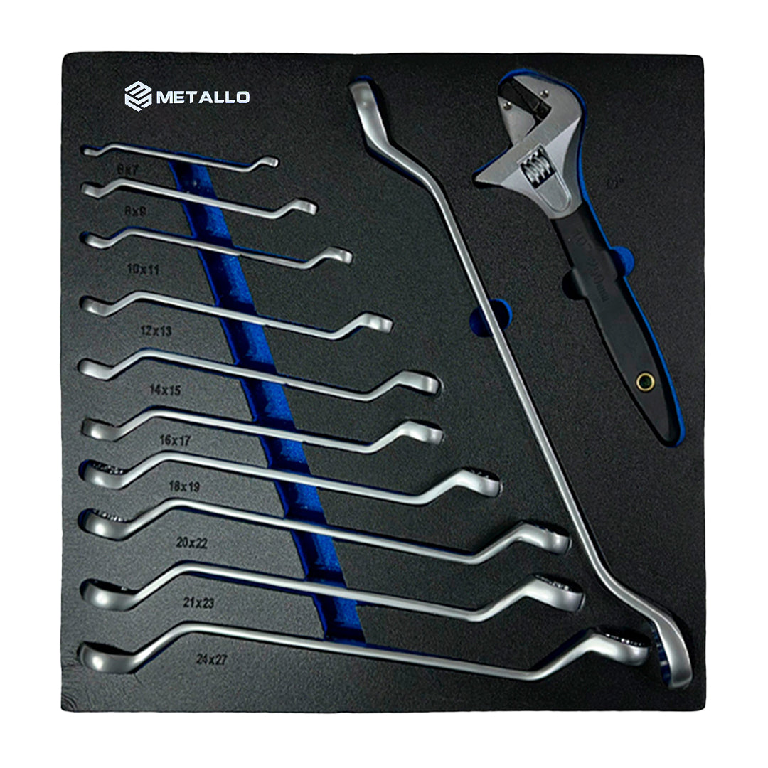 Wózek warsztatowy Metallo 11/9, 390 elementów