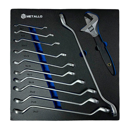 Wózek warsztatowy Metallo 11/9, 390 elementów