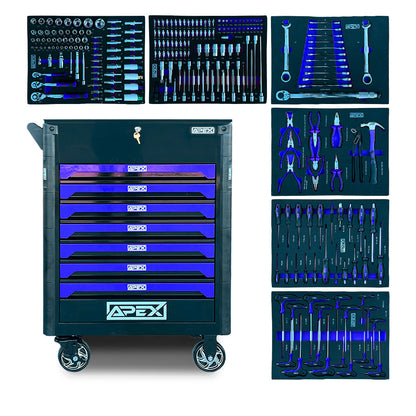 Apex 7/6 tool trolley, 245 pieces