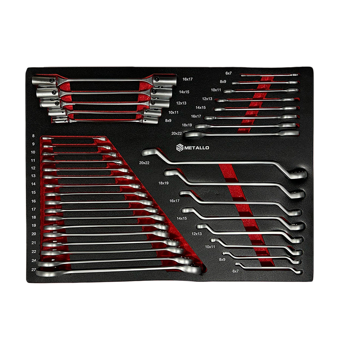 Wózek warsztatowy Metallo 7/7, 390 elementów