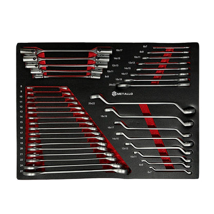 Wózek warsztatowy Metallo 7/7, 390 elementów