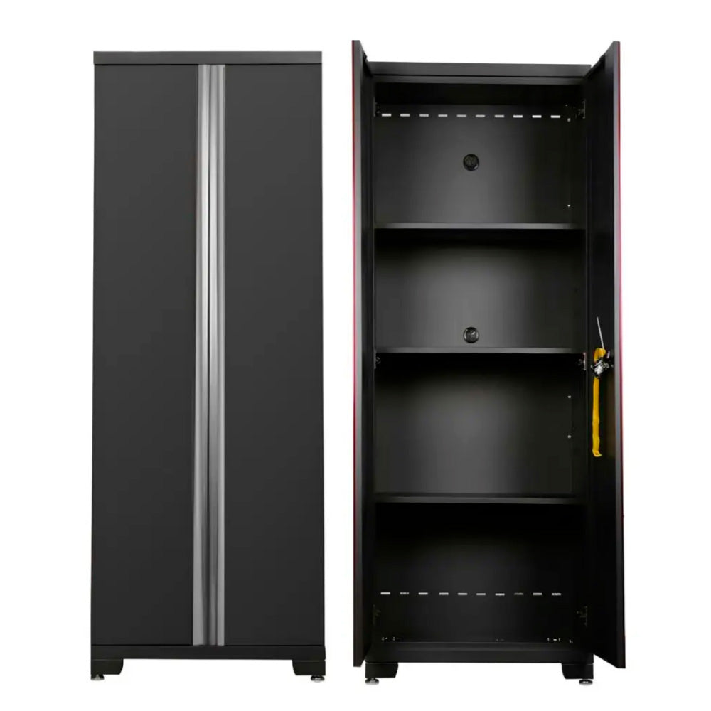 System mebli warsztatowych RETTER RTX-8000 | Zabudowa 330x190x48 cm z oświetleniem LED | 16 elementów | 265 kg