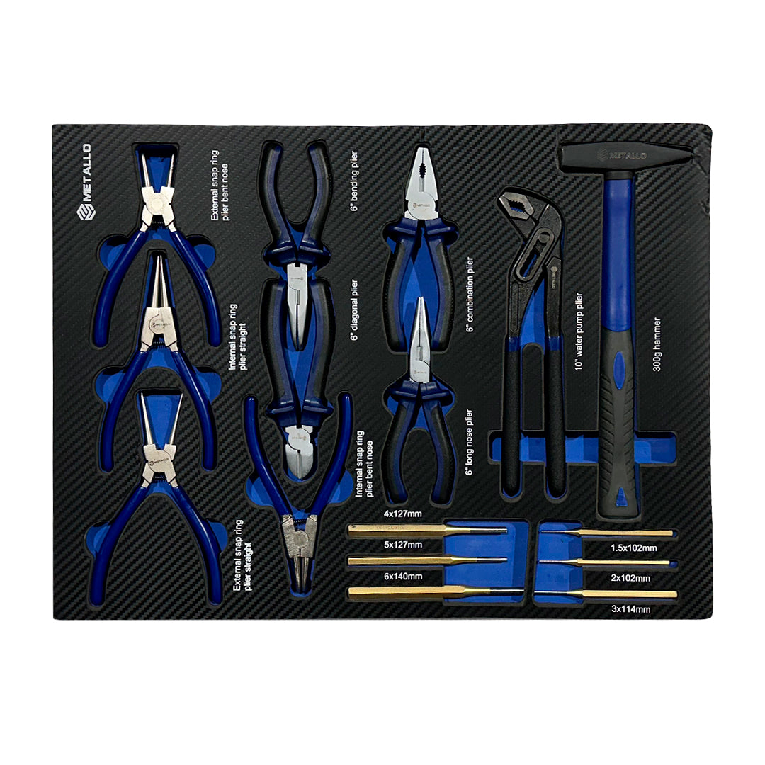 Wózek warsztatowy Metallo 8/8, 291 element