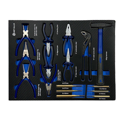 Wózek warsztatowy Metallo 8/8, 291 element