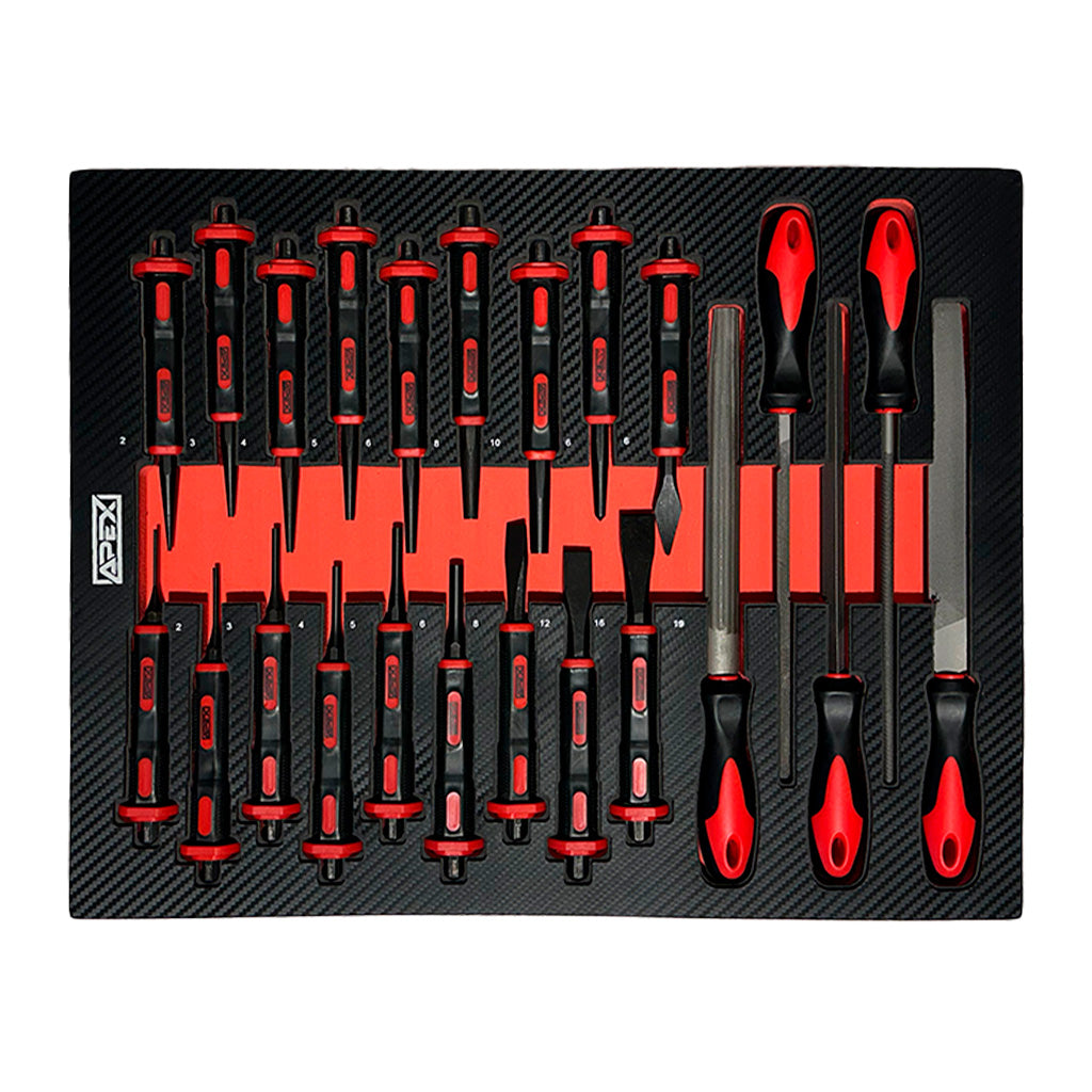 Apex 14/10 workshop trolley, 297 pieces
