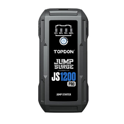 Booster TOPDON JumpSurge 1200 Pro z wyświetlaczem poziomu naładowania