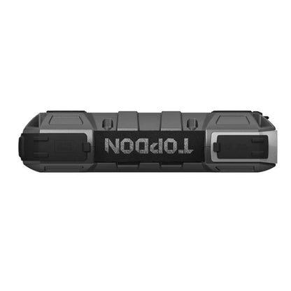 Górna część booster TOPDON V3000 z paskiem i osłonami portów.