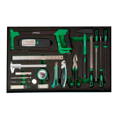 Wózek warsztatowy Jungwille Silverstone 14/11, 454 elementy - GGM Tools