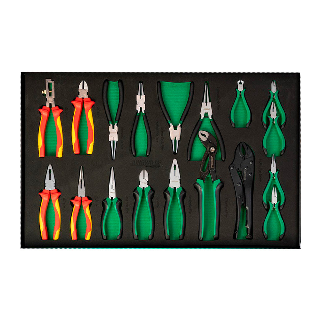 Wózek warsztatowy Jungwille Silverstone 14/11, 454 elementy - GGM Tools