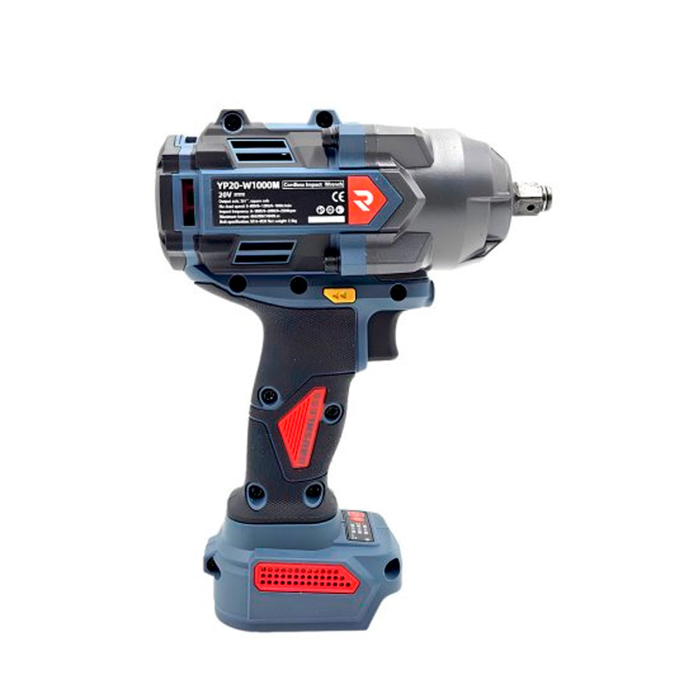 Brushless motor technology highlighted on the casing design of the RETTER impact wrench