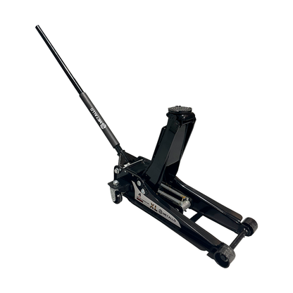 Czarny hydrauliczny podnośnik niskoprofilowy 4 tony Metallo XL na kółkach