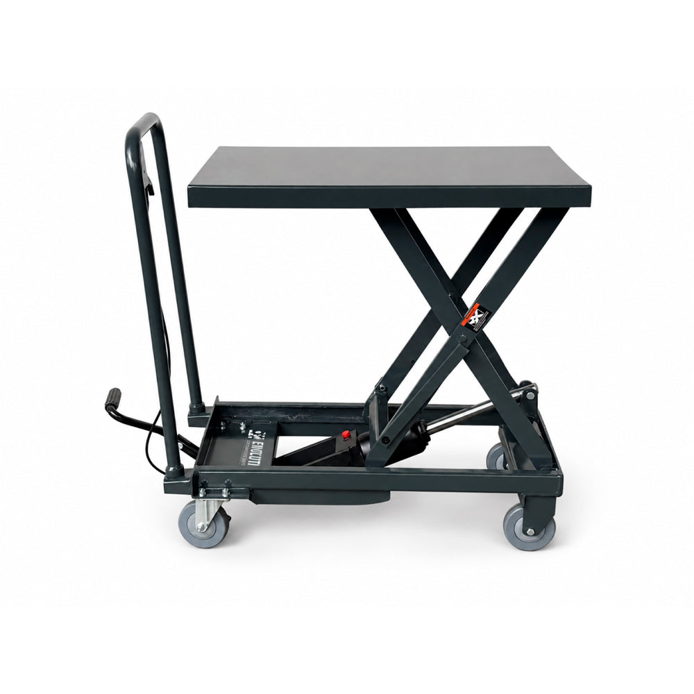 Mobilny hydrauliczny stół podnośny EVOLUTION EVO-454S PRO podniesiony profil