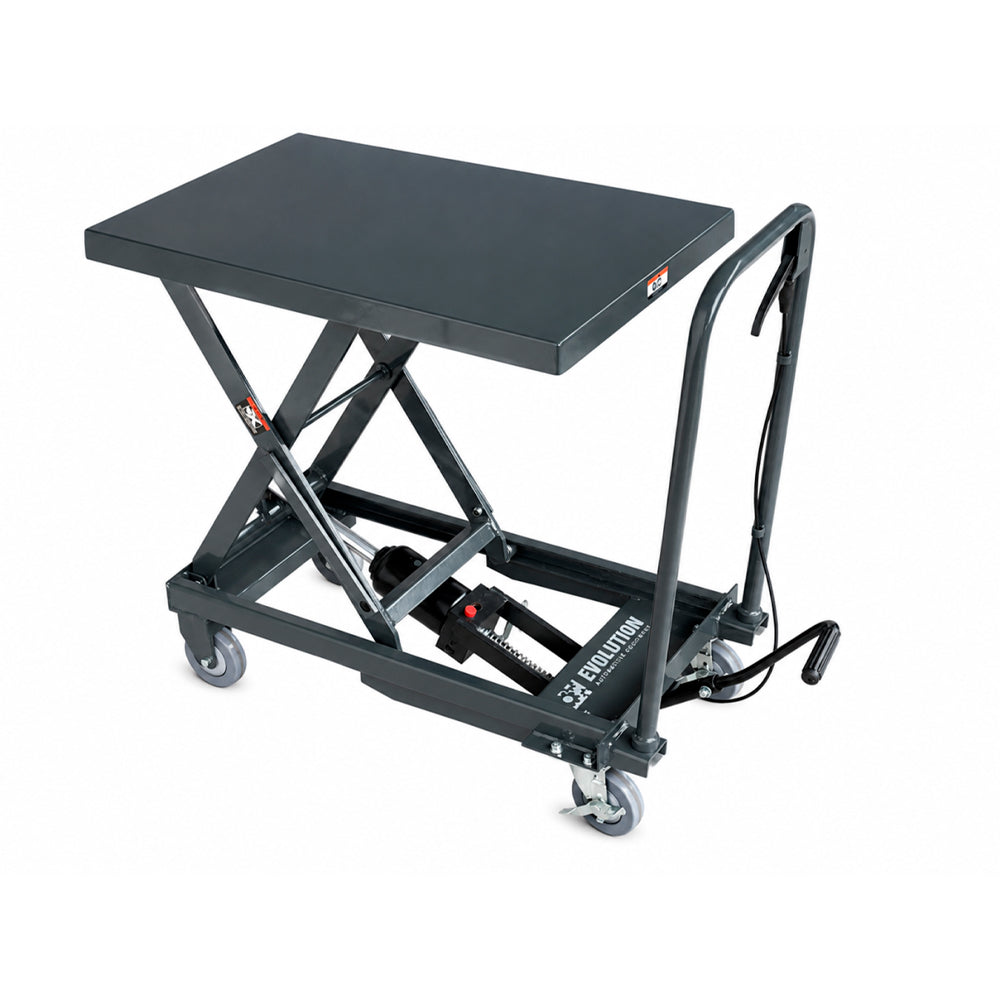 Mobilny hydrauliczny stół podnośny EVOLUTION EVO-454S PRO widok z góry
