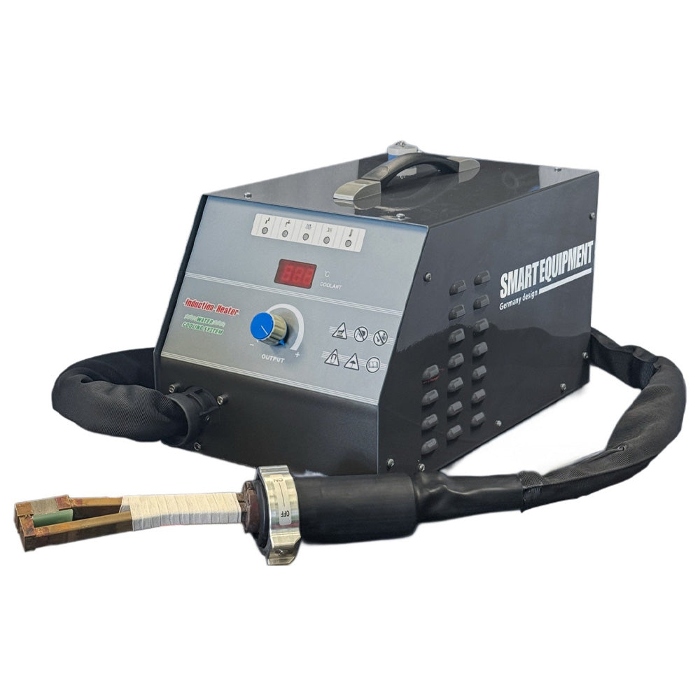 Podgrzewacz indukcyjny Smart Equipment SM-3500W z przewodem i głowicą nagrzewającą.