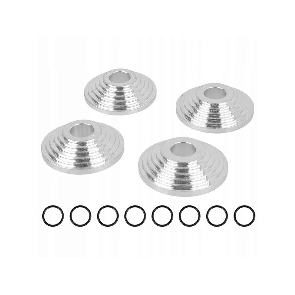 Podkładki i o-ringi zestawu ściągacza tulei wahacza – akcesoria do stabilnego montażu tulei i łożysk zawieszenia
