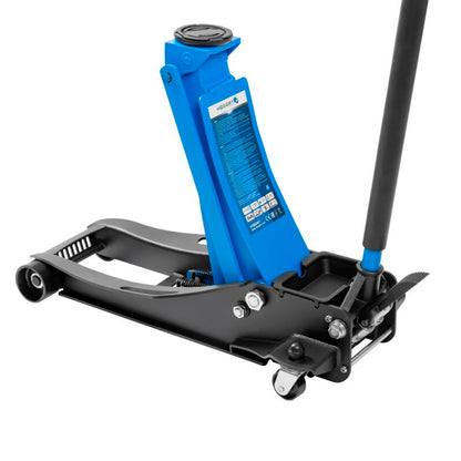 Podnośnik hydrauliczny 3,5 t HT8G061 podczas podnoszenia – niski profil 100–595 mm