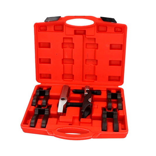 Ściągacz sworzni i gałek zawieszenia w praktycznej walizce – solidny zestaw warsztatowy do szybkiego demontażu elementów zawieszenia