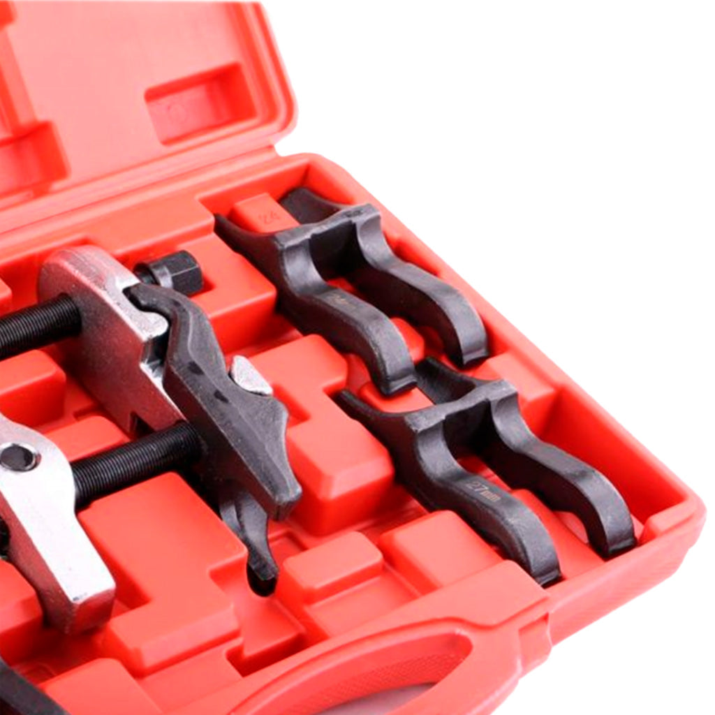 Profesjonalny ściągacz sworzni i gałek zawieszenia w walizce – zestaw do demontażu zapieczonych sworzni, wykonany z wytrzymałej stali