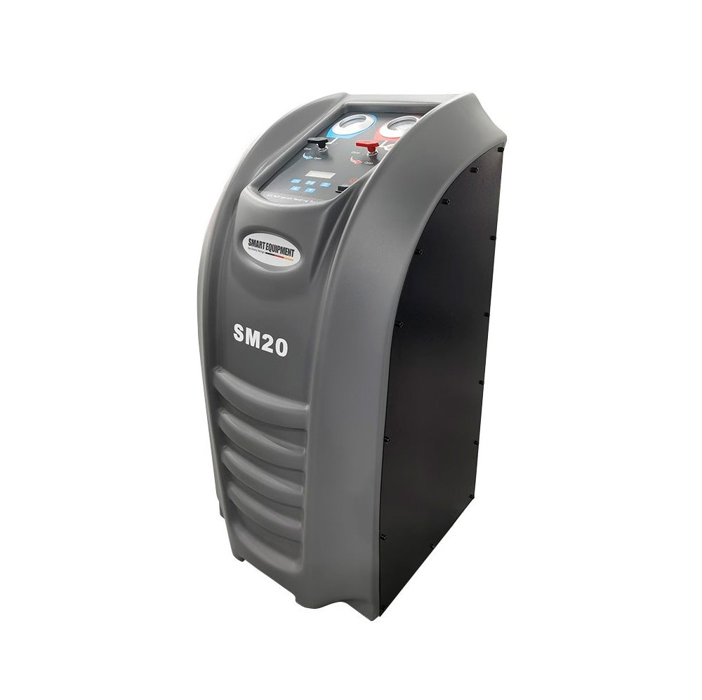 Stacja Smart Equipment SM20 widok perspektywiczny prawy bok z panelem sterowania i boczną komorą serwisową