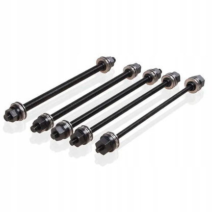 Śruby i adaptery zestawu ściągacza tulei wahacza – komplet elementów do serwisowania tulei i łożysk zawieszenia