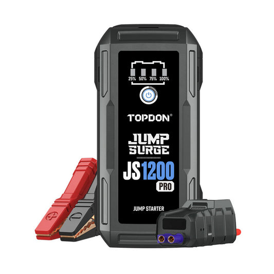 Urządzenie rozruchowe booster TOPDON JS1200Pro z kablami i złączką