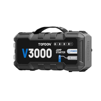 Urządzenie rozruchowe booster TOPDON V3000 z uchwytem.