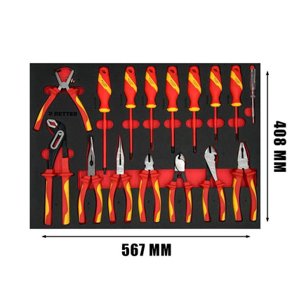 Wkład narzędziowy VDE RETTER RTN1701 – wymiary 567 × 408 mm