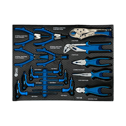 Wózek warsztatowy FTools 7/7 PRO – szuflada ze szczypcami Seegera, kombinerkami i kluczami imbusowymi typu T