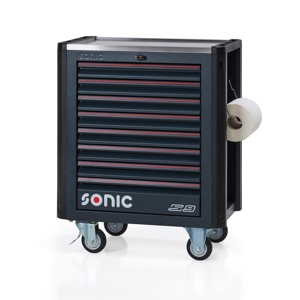 Servante d'atelier Sonic NEXT S9 – vue du corps de servante vide avec huit tiroirs