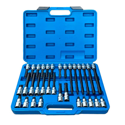 Zestaw narzędzi Zestaw bitów udarowych Torx RETTER RTD1155 32 el. Torx 1/2" – widok główny produktu w warsztacie