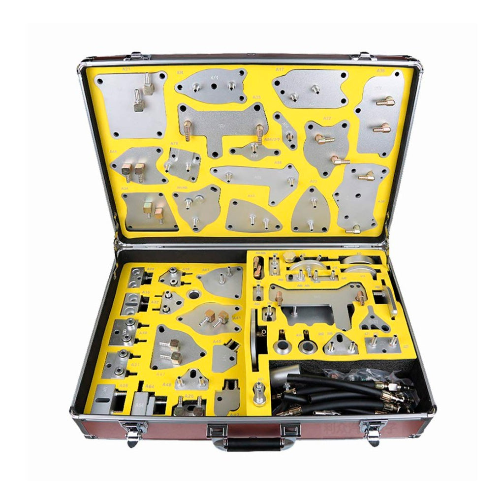 Zestaw 80 złączy do wymiany oleju w automatycznych skrzyniach biegów – szeroka kompatybilność, szybkie podłączenia i solidna walizka serwisowa